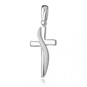 Cruciulita argint pandantiv DiAmanti K0035R-DIA (Argint 925‰ 2,5 g.)